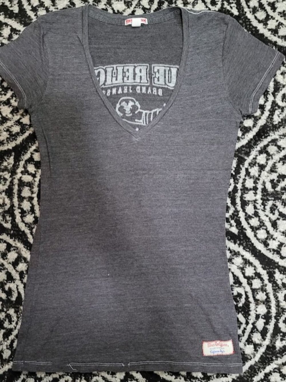 Y2K Fitted True Religion Top